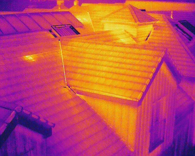 Thermal Imaging Roof Survey Image Weymouth